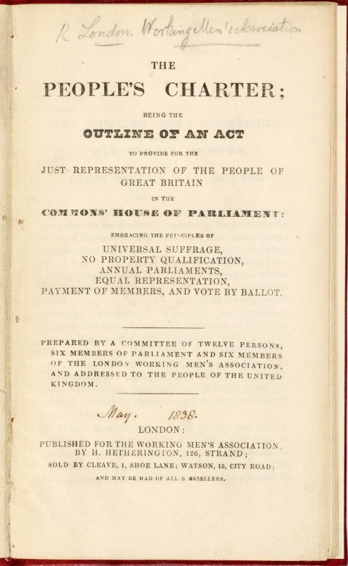 The People's Charter of 1838
